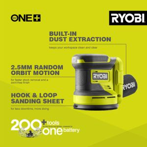 ONE+ 18V Cordless Orbit Sander – Battery Powered Handheld Tool