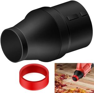 Fennoral Car Drying Nozzle with Red Soft Tip Cover for Milwaukee M18 Fuel Single Battery Leaf Blowers Fits 2724-20 and 2728-20