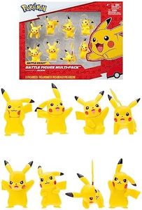 Bandai - Pokémon - 8 Figures Battle - Pack of 8 Pikachu Figures - JW2604