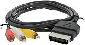 Gamer Gear RCA to Composite Cable - RCA AV to composite Converter Cable for Xbox Original Classic Consoles - 1.8m Audio and Video RCA Cable for TV Games