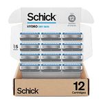 Schick Hydro 5 Razor Blade Refills for Men with Flip Trimmer, 12 Count