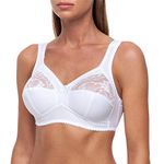 frugue Non Wired Comfort Wireless Support Bra White 40 E