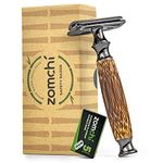 Double Edge Safety Razor for Men or Women, Eco Razor, Unisex Sustainable Razor,Fits All Double Edge Razor Blades, Plastic-Free(Thick)