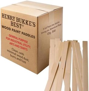 Henry Bukke's Best 5-Gallon Paint Stir Sticks, 300-Ct, 21 x 1.5in, Dense