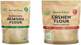 Nature's Eats Blanched Almond Flour (64 Ounce) and Cashew Flour Finely Ground (32 Ounce)