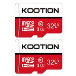 KOOTION 2 Pack 32 GB Micro SD Card Class-10 Micro SDHC Memory UHS-I Card Ultra High Speed TF Card R Flash, C10, U1, 32 GB