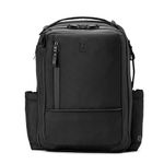Travelpro Altitude Slim Expandable Travel Laptop Backpack, Water Resistant, Work, Business, Men and Women, Jet Black, 20-24L