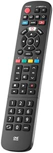 One For All Panasonic TV Replacement Remote – Works with All Panasonic TVs – Learning Feature -URC4914