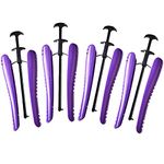 HILLHOME 4 Pack Boot Tree Shaft Boots Shapers for Knee High Tall Boots Spring Loaded Adjustable Great Support Form Shaping Inserts for Womens and Mens Shoes (Purple)