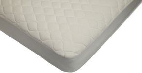 American Baby Company Waterproof Quilted Crib and Toddler Size Fitted Mattress Cover made with Organic Cotton, Natural Color - Vinyl Free