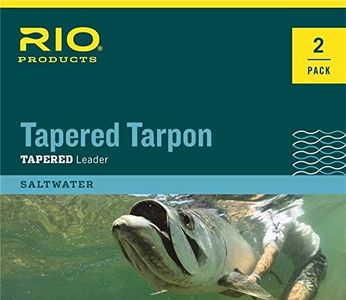 Rio Fishing Products Tapered Tarpon Leader 12FT 60LB FLUOROCARBON Shock- 4 Pack