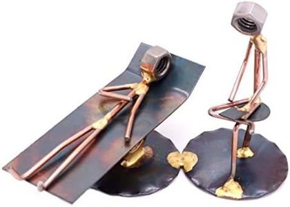 Psychiatrist Collectible Handmade Metal Art Figurine, Desk Accessories, Trophy, Boss Gift, Office Décor, Business Professional