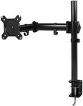 ARCTIC Z1 Basic - Desk Mount Single Monitor Arm, Monitor stand for up to 34"/38" Ultrawide, up to 15 kg (33 lbs) weight, 360° rotation, Easy Monitor adjustment - Black