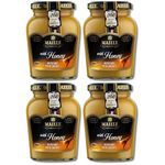 Maille Honey Dijon Mustard 230g Bundle of 4 Jars by The Great British Kitchen | French Mustard Salad Dressing