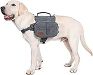 OneTigris Dog Pack Hound Travel Camping Hiking Backpack Saddle Bag Rucksack for Medium & Large Dog