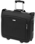 London Fog Buckingham 44" Wheeled Garment Bag, Black, 44-Inch, Buckingham 44-inch Wheeled Garment Bag