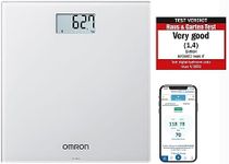 OMRON HN300T2 Intelli IT Smart Bathroom Scales for Body weight – Digital Weighing Scales with Bluetooth Compatibility with App for Smart Phone