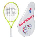 LUNNADE Tennis Racket for Kids Junior, 19/21/23/25 Inch Youth Tennis Racquet with Cover, Suitable for Beginner Boys and Girls Age 3-12