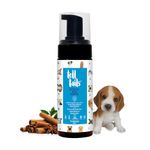 TELLTAILS Waterless Dog Shampoo | Flea, Tick & Odor Removal Moisturizes, Detangles & Adds Shine |Neem, Tea Tree, Thyme, Aloe Vera & Cinnamon |Antiseptic, Antifungal & Antibacterial |All Breeds | 150ml