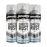 JENOLITE Directorust Gloss Spray Paint | POWDER BLUE | 3 x 400ml | Direct To Rust Spray Paint For Metal | Multi Surface Gloss Spray Paint For Wood, Metal, Plastic, Ceramic | RAL 240 80 10