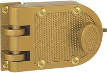 Prime-Line Products U 9970 Deadlock, Jimmy-Resistant, Single Cylinder, Brass Finish