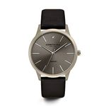 Kenneth Cole New York Men's Quartz Stainless Steel and Leather Casual Watch, Color:Brown (Model: KC15111010)