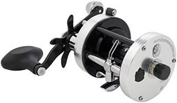 Abu Garcia Ambassadeur C3 Conventional Reel, Size 7000 (1324531), 2 Stainless Steel Ball Bearings + 1 Roller Bearing, Carbon Fiber Star Drag, Max of 20lb | 9.0kg,Silver