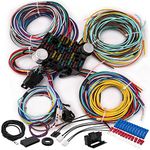 LOYPP 21 Circuit Wiring Harness Kit Universal Extra Long Wires 21 Circuit Harness for Ford Chevy Chrysler Mopar Hotrods Ratrods - 21 Circuit Wire Harness by LOYPP