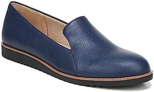 LifeStride Women's Zendaya Loafer, Navy, 8.5 Wide