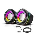 Aula Gaming Speakers for PC, RGB De