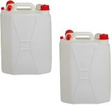 Pack of X2 HDPE Plastic 25L Heavy D