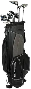Cobra Golf 2021 Fly XL Complete Set Stand Bag Black-Blue (Men's Right Hand, Graphite Woods-Steel Irons, Reg Flex, DR-10.5, 3W-14.5, 5W-18.5, 4H-20.5, 5H-23.6, 7-PW, SW, Putter, Stand Bag), Standard