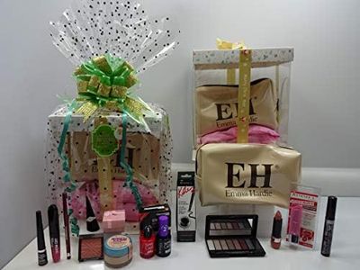 Navidad Venta ~ Rimmel London Make Up productos X 12 Caja de regalo – Papel de regalo – cesta de regalo + libre Rimmel Fundación + Crystal anillo en regalo Bo... 40..