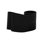 80MM Bicycle Rim Strip Bicycle Tire, Mountain Bike Tire Pad, PVC Inner Tube Explosion-Proof Belt(Black)