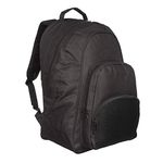 MIG Classic Mens Large Backpack Rucksack Bag - 100% PLAIN BAGS WITH NO LOGOS (Black)