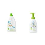 Babyganics Fragrance-Free Baby Laundry Detergent + Baby Shampoo + Baby Body Wash Bundle