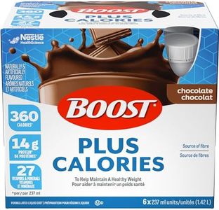 BOOST PLUS Complete Nutrition Drink, Chocolate, 6x237ml Bottles, Case Pack of 4, Packaging May Vary