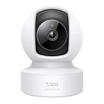 Tapo TP-Link C222 2K QHD 1440p 4MP Pan/Tilt AI Smart Home Security Wi-Fi Camera| Works with Google Home and Alexa | 360º Ethernet/Wi-Fi Connection | Two-Way Audio| Advanced Night Vision
