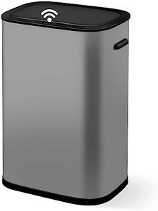 Fashionwu 55L/14.5 Gallon Kitchen Trash Can, Automatic Trash Can with Touch-Free and Motion Sensor, Anti-Fingerprint Silent Design, Suitable for Bedroom, Bathroom, Kitchen, Office, Gray