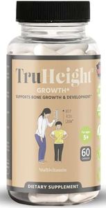 TruHeight Capsules - Natural Height Growth Supplement for Kids & Teens - Pediatric Recommended Height Maximizer with Ashwaganda & Calcium - Height Increase Vitamins, Bone Strength, Grow Taller Ages 5+