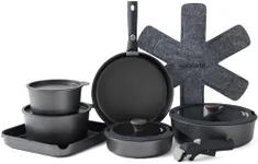 SENSARTE 17 Piece Pots and Pans Set