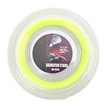 Racket String, Badminton String 200m Badminton Racket String for Daily Training Fluorescent Yellow Badminton