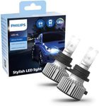 Philips Ultinon Pro3021 LED Car Headlight Bulb (HIR2), cool white light of 6.000K, set of 2