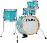 Club-JAM Flyer Kit - 4 Piece Kit - Aqua Blue (AQB) - Compact drum kit with 14" bass drum