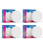 Crompton Star Stylus Surface Mounted Downlighter 6W Round Cool White | Pack of 4 | NO False Ceiling required, Outer Dimension: 90 mm | For Hall, Bedroom, Kitchen, Office, Store