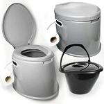 Outdoor Addict 5L PORTABLE TOILET COMPACT POTTY LOO CAMPING CARAVAN PICNIC FISHING FESTIVALS