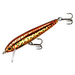 Rebel Lures Tracdown Minnow Slow-Sinking Crankbait Fishing Lure - Great for Bass, Trout and Walleye, Slick Brown Trout, 2 1/2 in, 5/32 oz (TD50494)