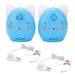 Audio Baby Monitor, Portable Digital Wire Less Baby Monitor Audio Surveillance for Baby with with 2 Way Talk Function, Sound Alert Night Light Home Audio Monitor 3.5 x 2.8 x 1.3in