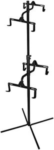 CyclingDeal 4 Bike Bicycle Vertical Hanger Parking Rack Gravity Floor Storage Stand for Garages or Apartments