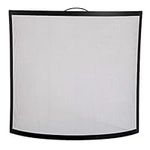 Fire Vida Buckton Spark Guard Fire Screen, Metal, Black